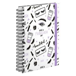 Agenda Comercial Plus Salão de Beleza Charm Lilás