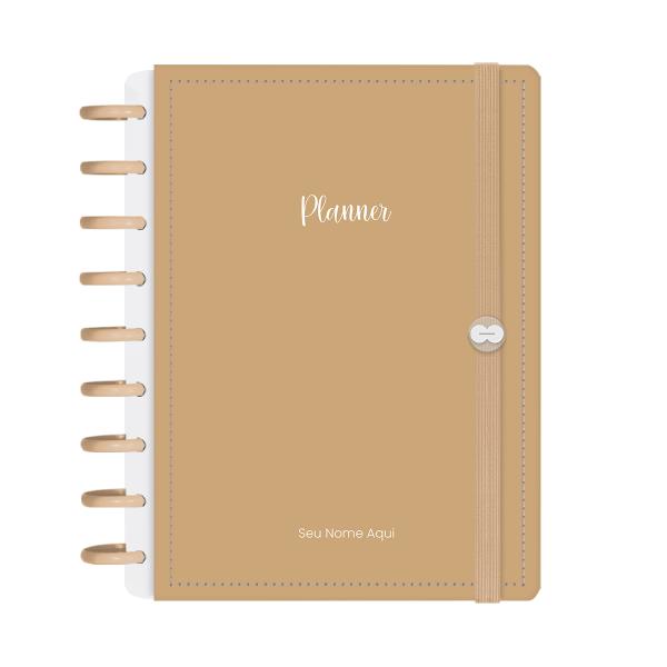 Planner De Disco Personalizado Iscool Disc Permanente Solid Colors Nude