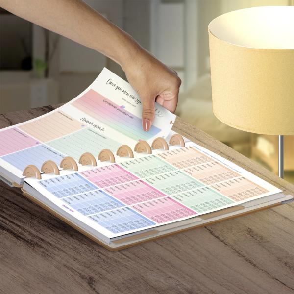Planner De Disco Personalizado Iscool Disc Permanente Solid Colors Nude