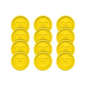 Disco 23 mm Amarelo - Caixa com 12 Unidades