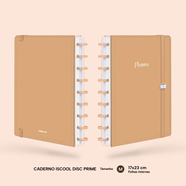 Iscool Disc Prime Planner Datado Solid Colors Nude