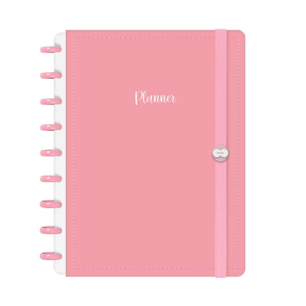 Iscool Disc Prime Planner Datado Solid Colors Rosa