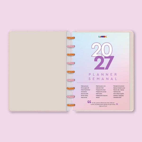 Iscool Disc Prime Planner Datado Amuleto Mão de Fátima