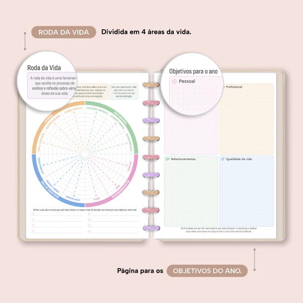 Iscool Disc Prime Planner Datado Amuleto Sol Celestial