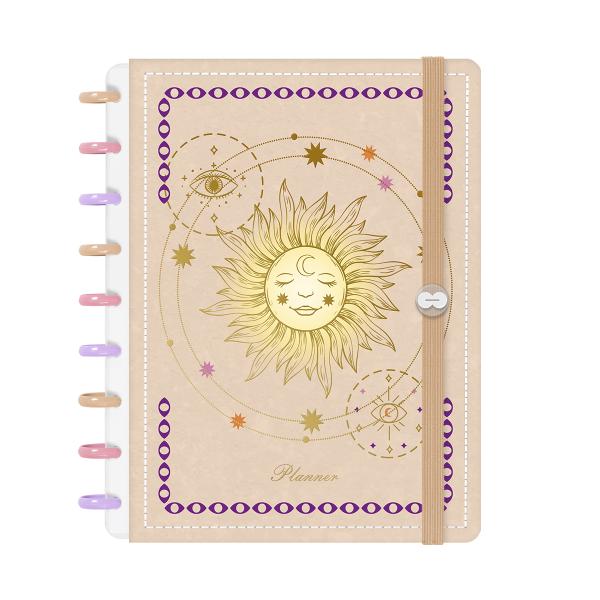 Iscool Disc Prime Planner Datado Amuleto Sol Celestial