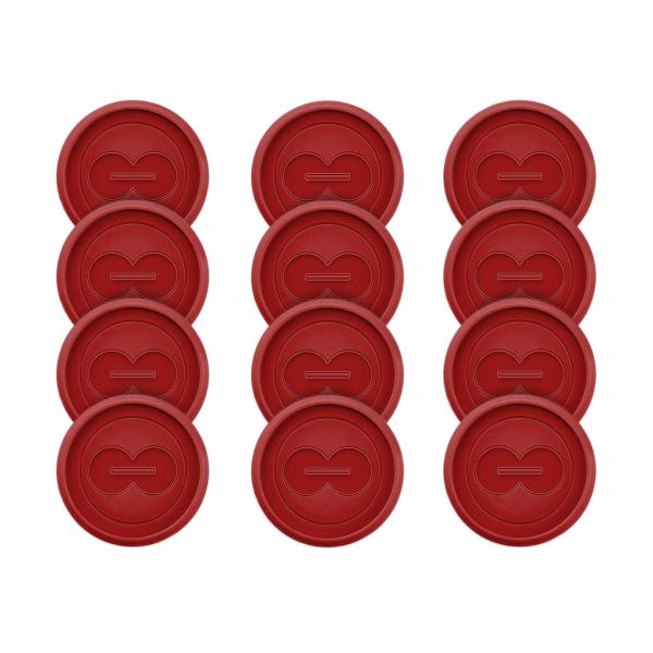 Disco 32 mm Vermelho - Caixa com 12 Unidades