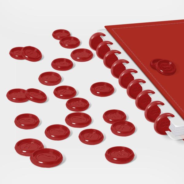 Disco 32 mm Vermelho - Caixa com 12 Unidades