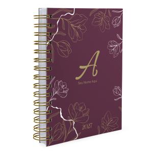 Agenda Personalizada Sunny Flower Marsala 2027