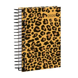 Agenda Mini Animal Print Onça Amarela