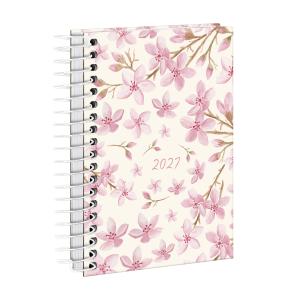 Agenda Mini Floral Sakura Rosa Claro