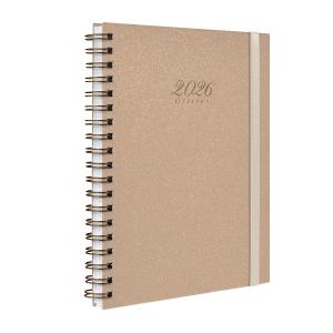 Agenda Planner Semanal Plus Solid Verniz Glitter Nude