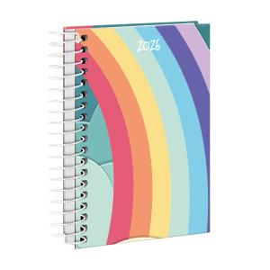 Agenda Mini Fantasy Arco-íris Grande