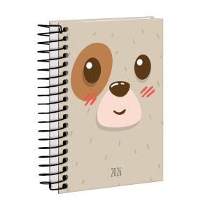 Agenda Mini Pets Cachorro Marrom