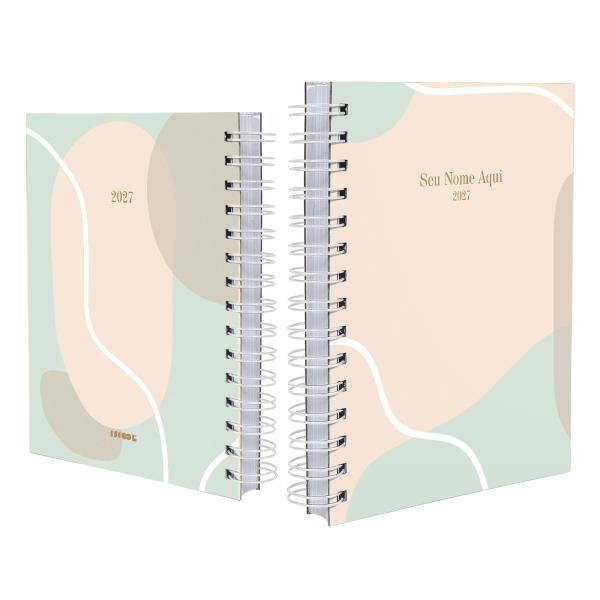 Agenda Personalizada Moderna Areia