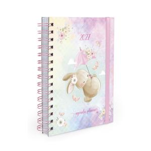 Agenda Planejamento 1 Dia Por Página Floresta Coelho 2027