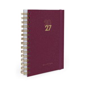 Agenda Planner Diária Solid Glitter