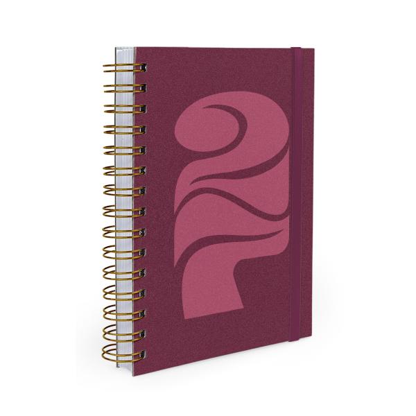 Agenda Planejamento 1 Dia Por Página Celebrar Glitter Marsala 2027