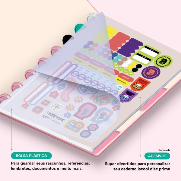 Iscool Disc Prime Flore(Ser) Íris Rosa Claro P