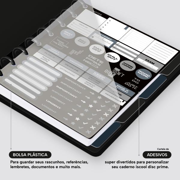 Iscool Disc Prime Personalizado Solid Colors Preto P