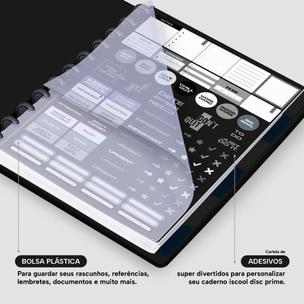 Iscool Disc Prime Personalizado Solid Colors Preto G