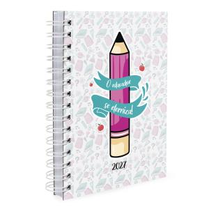 Agenda Professores Desenhos Pink