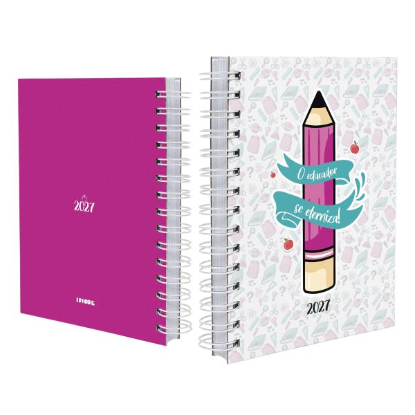 Agenda Professores Desenhos Pink
