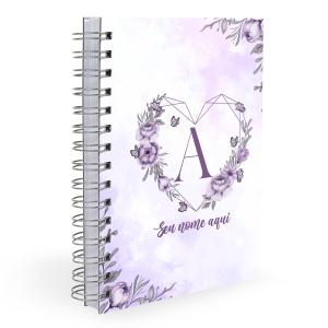 Agenda Personalizada Floral Florescer Lavanda 2027