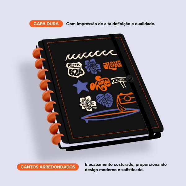 Iscool Disc Prime Abstraia-se Ohana Elementos Preto M