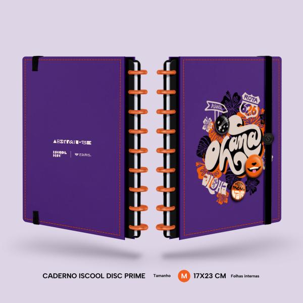 Iscool Disc Prime Abstraia-se Ohana Roxo M