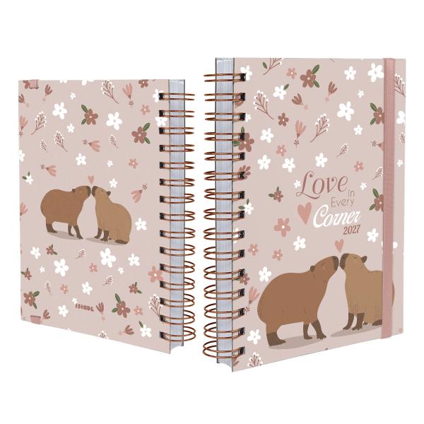 Agenda Plus Capivibes Lovers Rosa