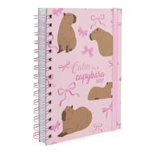 Agenda Plus Capivibes Coquete Rosa