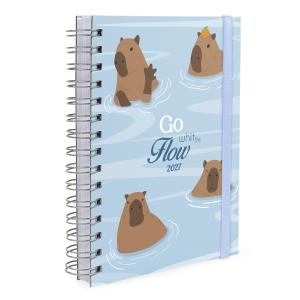 Agenda Plus Capivibes Flow Azul Claro