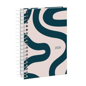 Agenda Mini Urban Flow Gestual Petróleo