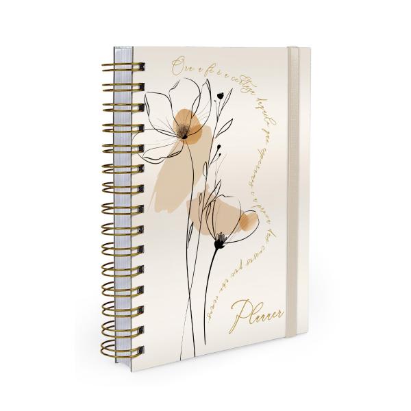 Agenda Planejamento 1 Dia Por Página Serena Flor de Areia 2027