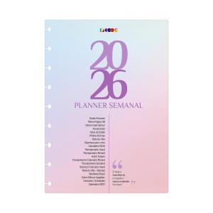 Refil Iscool Disc Planner Datado Decorado