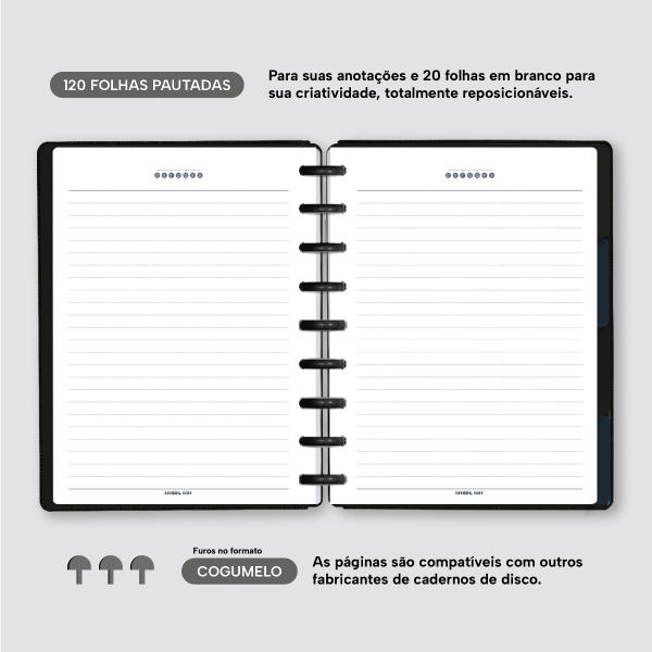Iscool Disc Prime Personalizado M+ Solid Touch Linho Preto