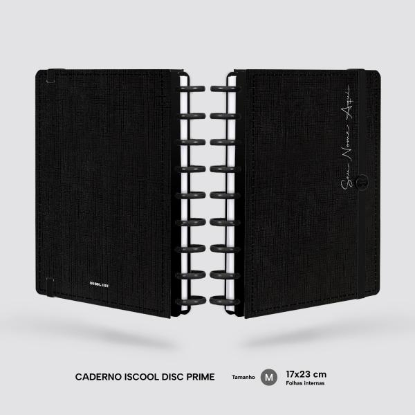 Iscool Disc Prime Personalizado M+ Solid Touch Linho Preto