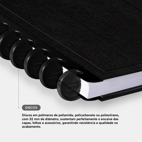 Iscool Disc Prime Personalizado M+ Solid Touch Linho Preto