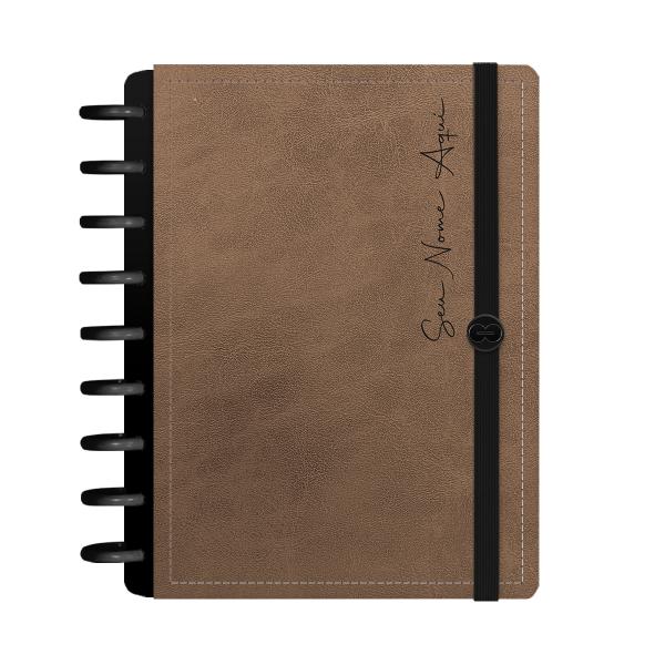 Iscool Disc Prime Personalizado M+ Solid Touch Couro Marrom