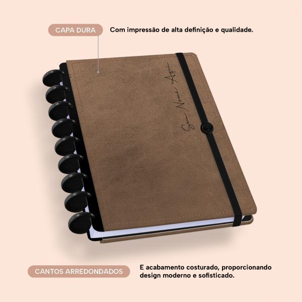 Iscool Disc Prime Personalizado M+ Solid Touch Couro Marrom