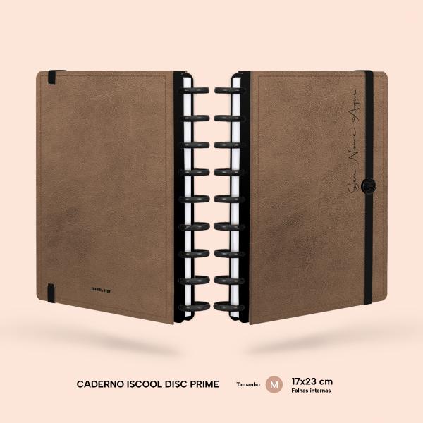 Iscool Disc Prime Personalizado M+ Solid Touch Couro Marrom