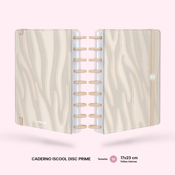 Iscool Disc Prime M+ Natural Fashion Animal Print Zebra Bege