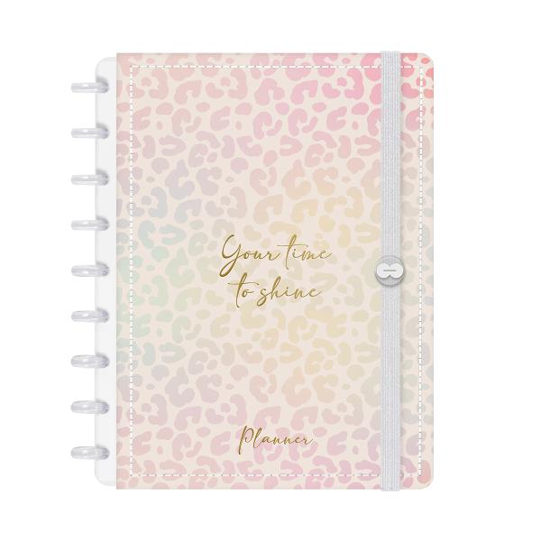 Iscool Disc Prime Planner Datado Natural Fashion Onça