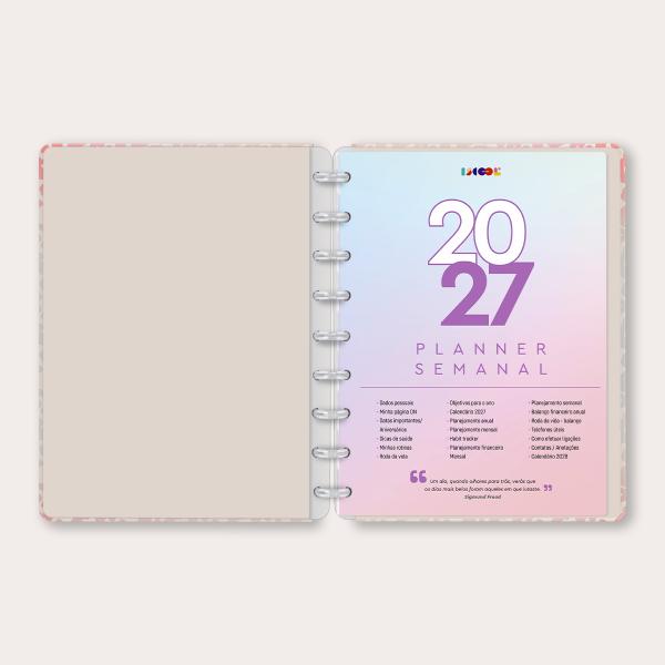 Iscool Disc Prime Planner Datado Natural Fashion Onça