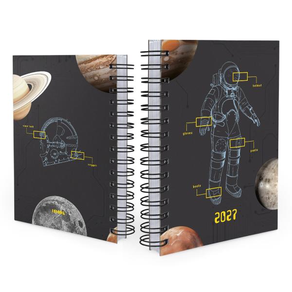 Agenda Astronaut Neo Sketch Preto