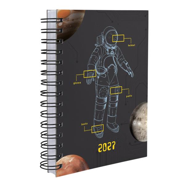 Agenda Astronaut Neo Sketch Preto