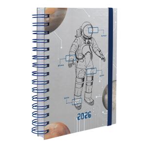 Agenda Plus Astronaut Neo Sketch Prata