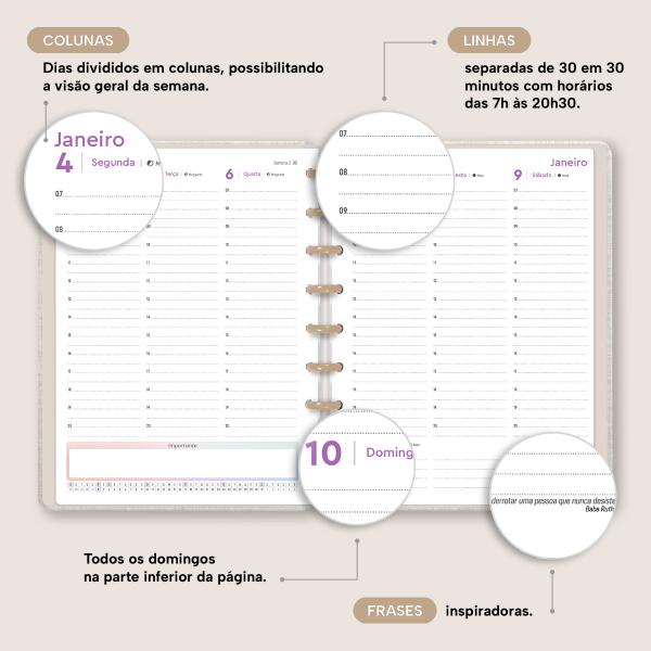 Iscool Disc Prime Planner Datado Entrepontos Araras