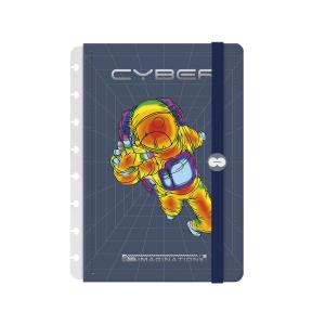 Capa e Contracapa Iscool Disc Astronaut Cyber Azul