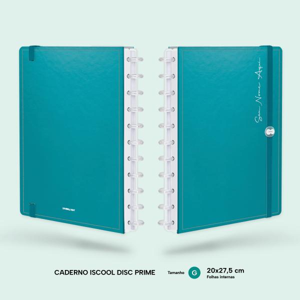 Iscool Disc Prime Personalizado Metallic Azul Topázio G